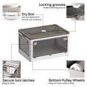 Caja Organizadora Apilable y Plegable