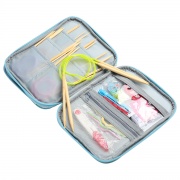 Estuche Con Palillos Para Tejidos! Crea Arte Sin Limite!!!