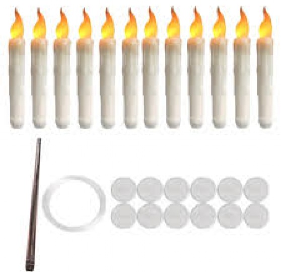 Velas Colgantes Led Con Varita Ilumina Tu Hogar Con Encanto